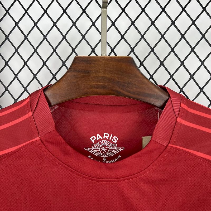 2025-26 Paris Long Sleeve Goleiro Red S-2XL