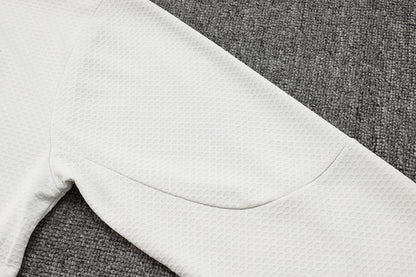 2025-26 Portugal White Adult long pull training suit S-2XL