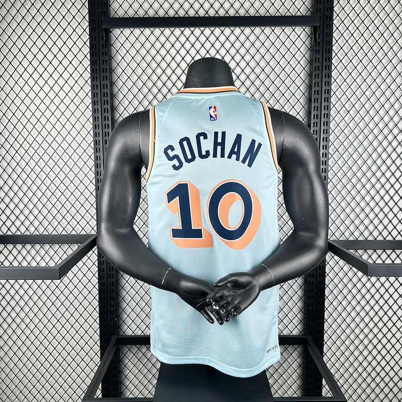 NBA 2024-25 Suns away purple No. 22 AYTON