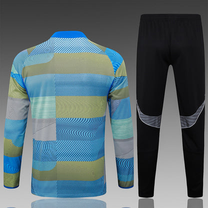 2023-24 Paris Saint-Germain PSG BEIGE Trainingsanzug-Set