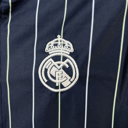 2025-26 Real Madrid Baseball uniform Blue S-4XL