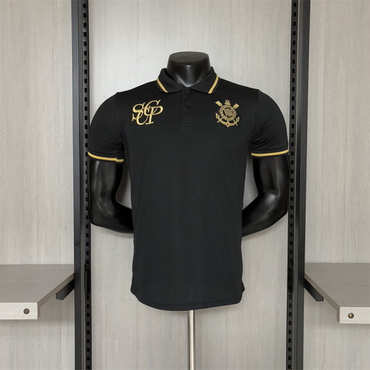2025-26 Corinthians POLO Black Player S-2XL