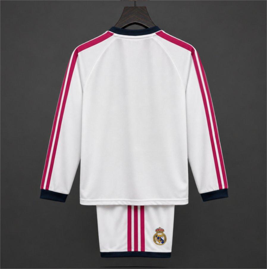 2026-27 Real Madrid Home Long Sleeve Kids Size 16-28