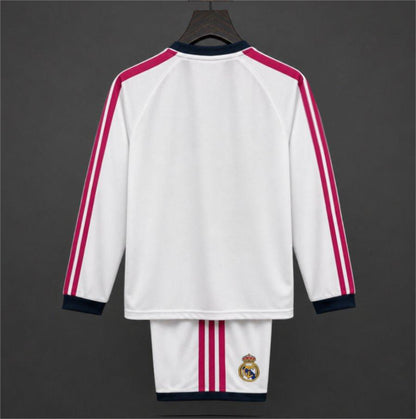 2026-27 Real Madrid Home Long Sleeve Kids Size 16-28