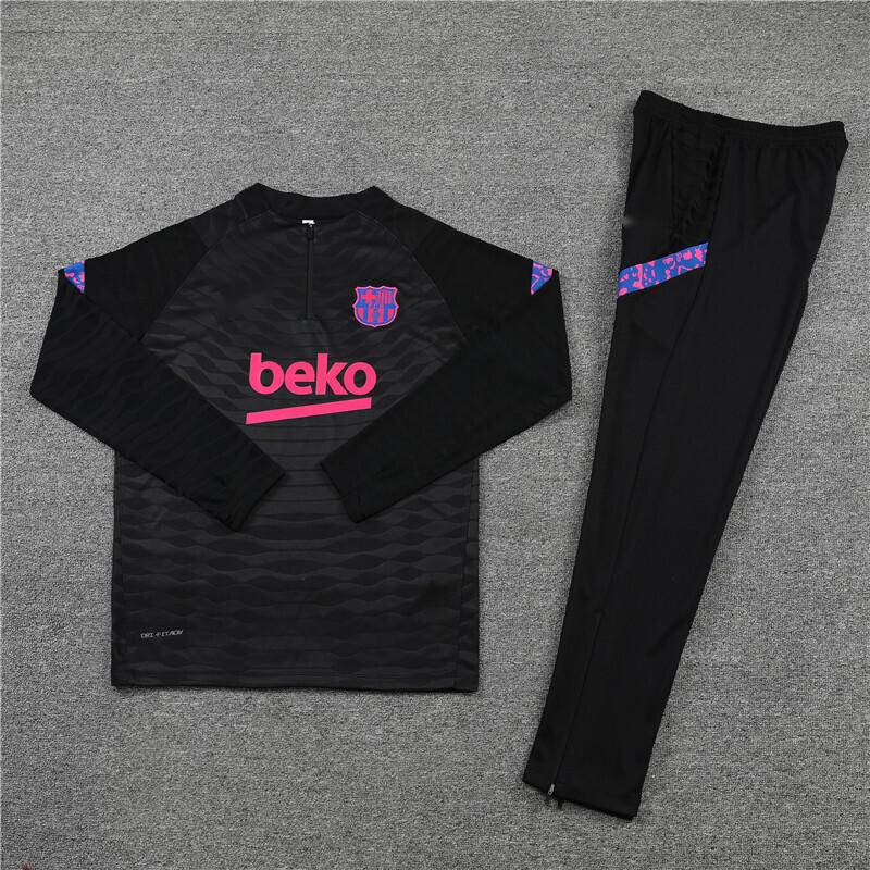 2021-22 barcelona Half Zip Training Suit Adults Or Children