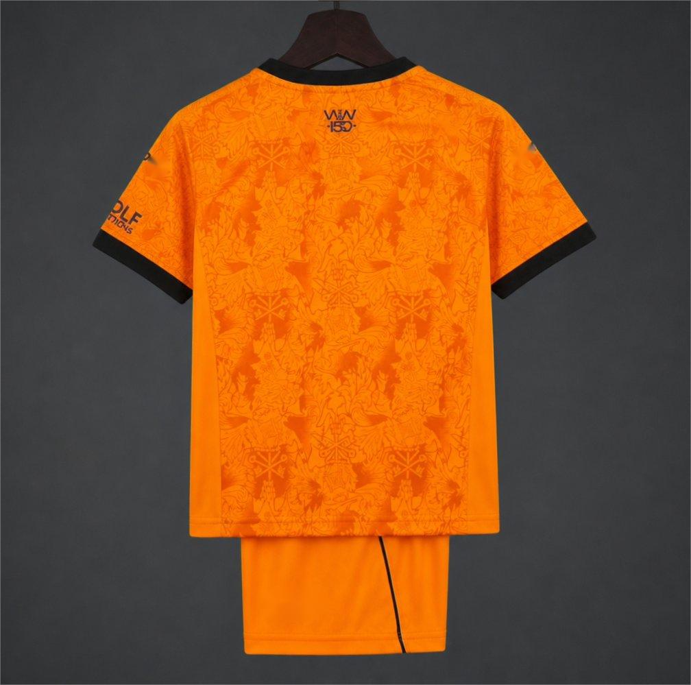 2026-27 Wolverhampton Wanderers Home Kids Size 16-28