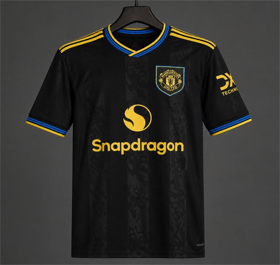 2026-27 Manchester United Third away with Casemiro Special Edition Print Black S-4XL
