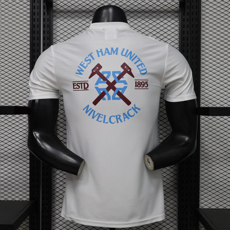 2026-27 West Ham United White Short Sleeve Training Player S-3XL