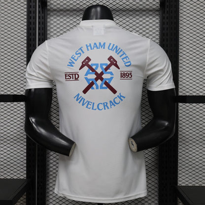 2026-27 West Ham United White Short Sleeve Training Player S-3XL