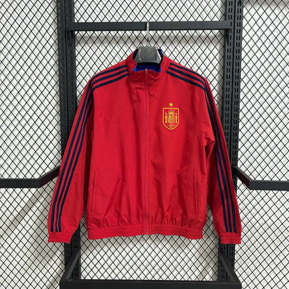 2026 España Cortavientos reversible rojo y azul S-2XL