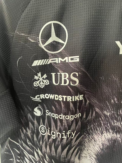 2026 F1 Mercedes Black Patterned Racing Suit S-5XL