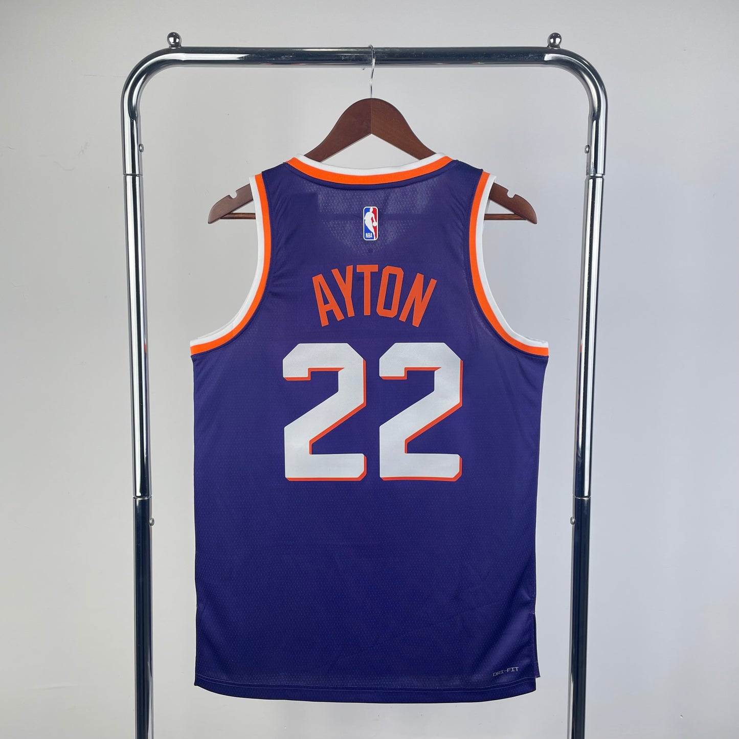 NBA 2024-25 Suns away purple No. 22 AYTON