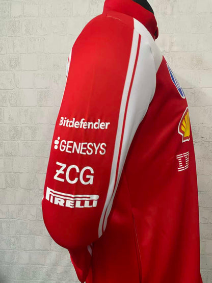 2026 F1 Ferrari Racing Suit Jacket Windbreaker S-3XL