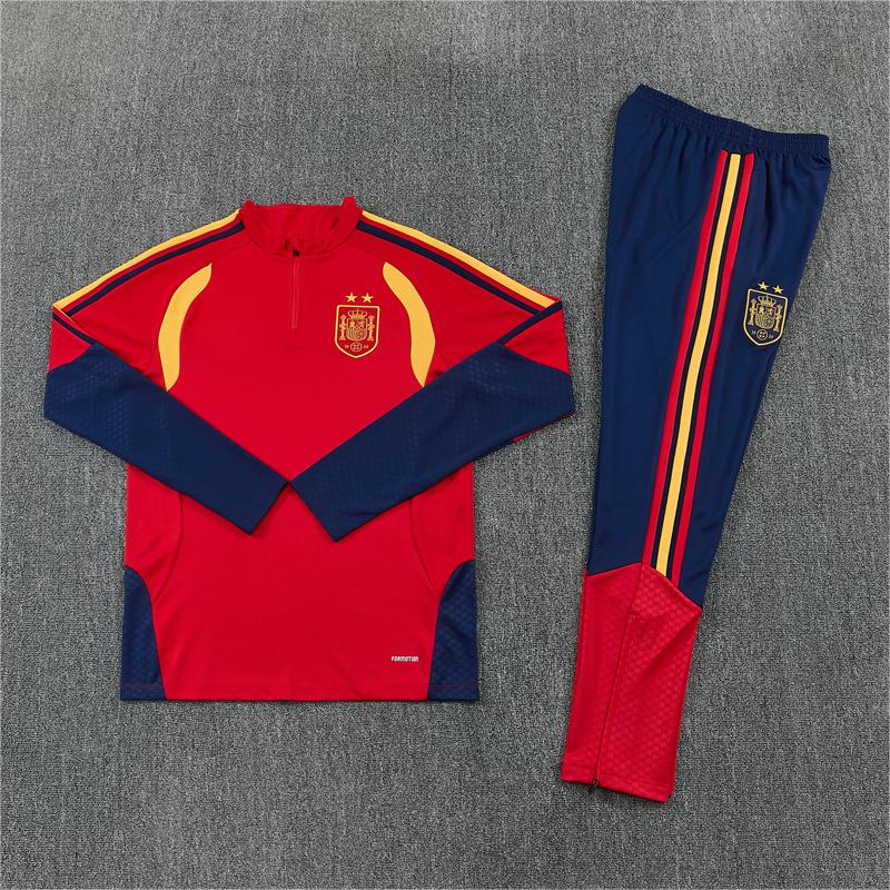 2026 Spain Red 2-Stars Edition Training Suit Adults Or Children