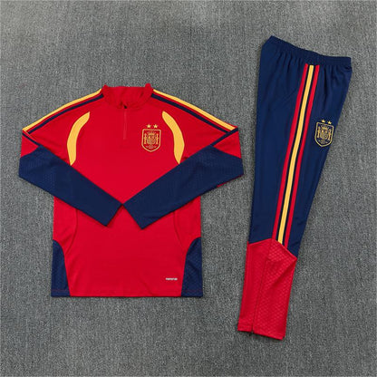 2026 Spain Red 2-Stars Edition Training Suit Adults Or Children
