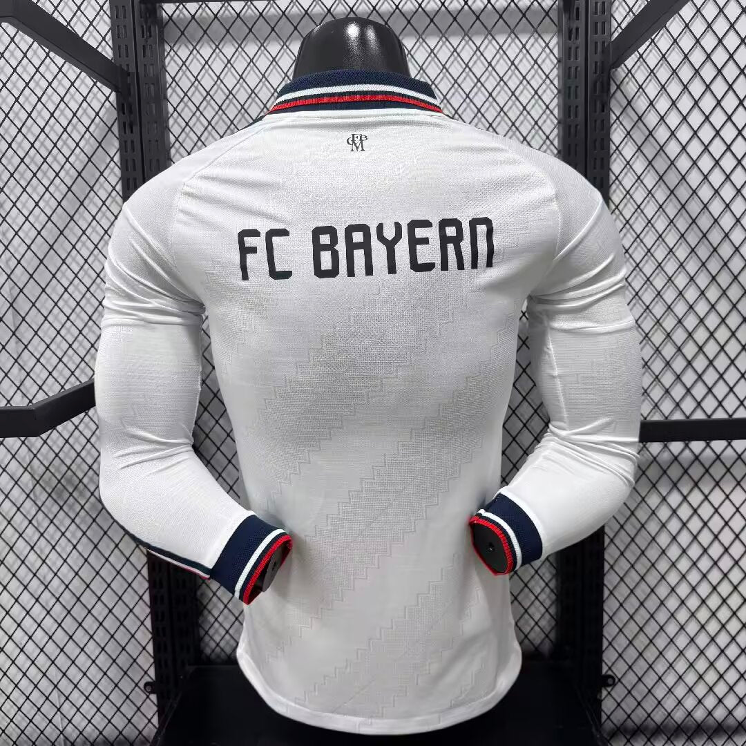 2026-27 Bayern Munich Away Long Sleeve Player S-4XL