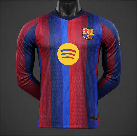 2026-27 Barcelona Home Long Sleeve Player S-2XL