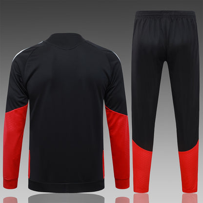 2026-27 Deutschland schwarzer langer Trainingsanzug S-2XL