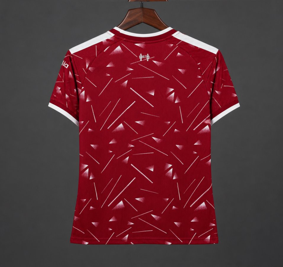 2026-27 Liverpool Home Red With Triangle Pattern Women S-4XL