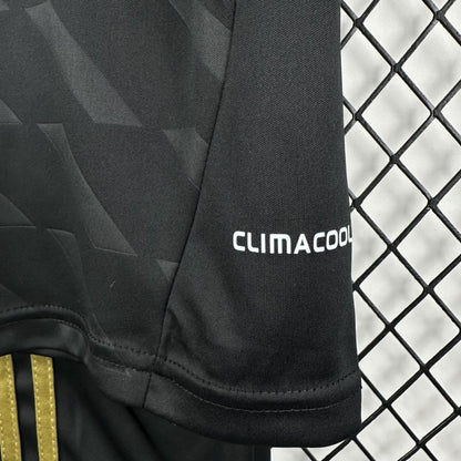Camiseta retro de manga larga local del Real Madrid 2017-18 para niños, talla 16-28