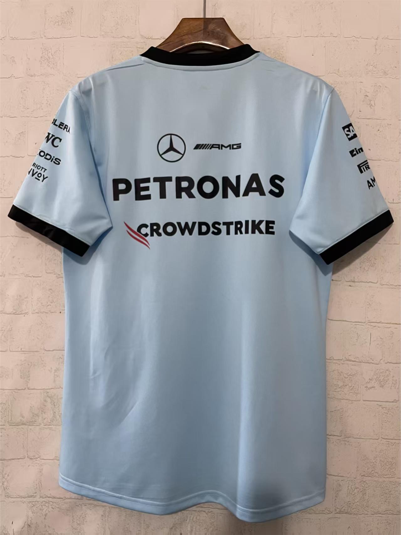 2026 F1 Mercedes Light Blue Racing Suit S-5XL
