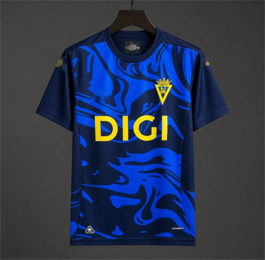 2026-27 Cádiz CF Navy Blue Marble Pattern Pre-Match S-4XL