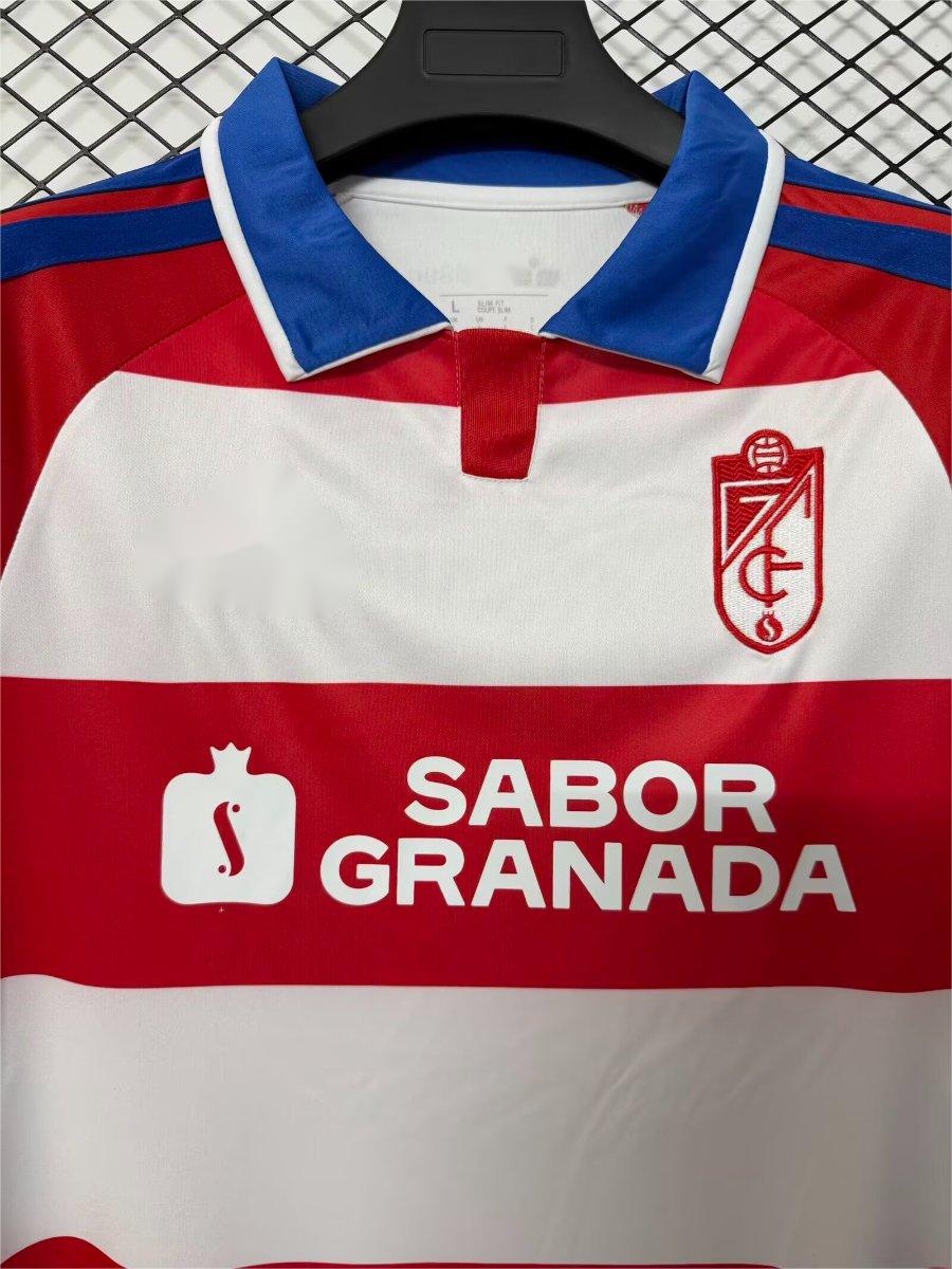 2026-27 Granada Red White Hoops Home S-4XL