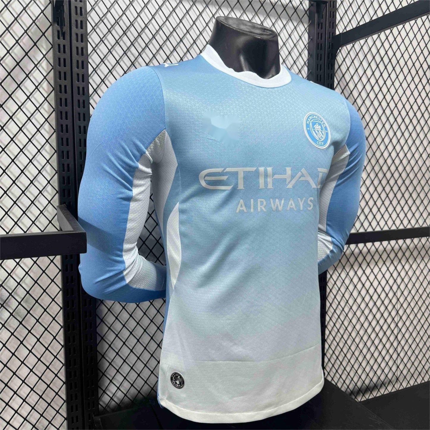 2026-27 Manchester City Home Long Sleeve Player S-3Xl