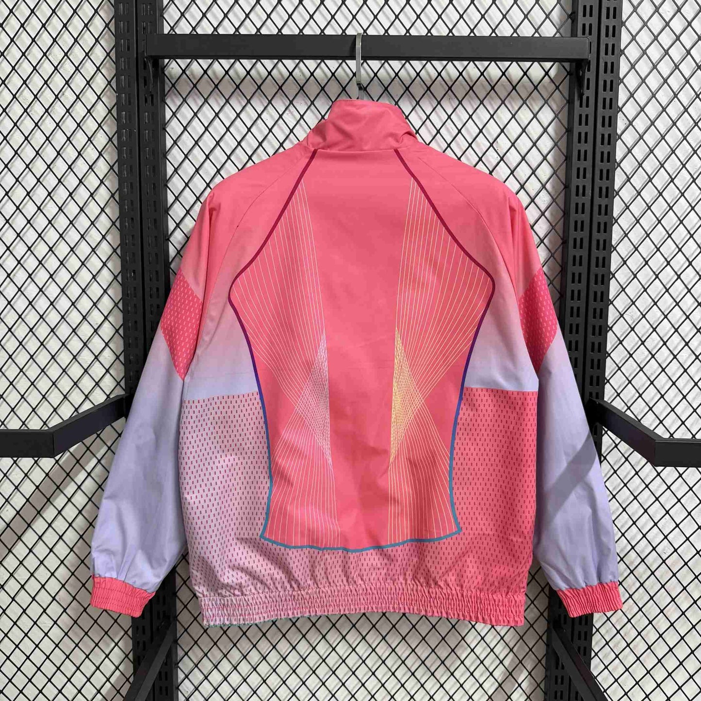 Cortavientos reversible impermeable edición especial rosa y verde 2025-26 del Barcelona