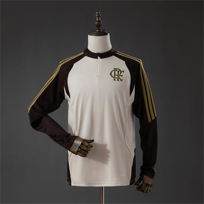 2026-27 Flamengo Training Uniform Apricot Long Sleeved S-2XL