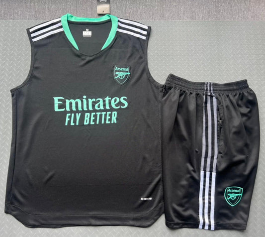 2024-25 Arsenal Black Vest Suit S-2XL