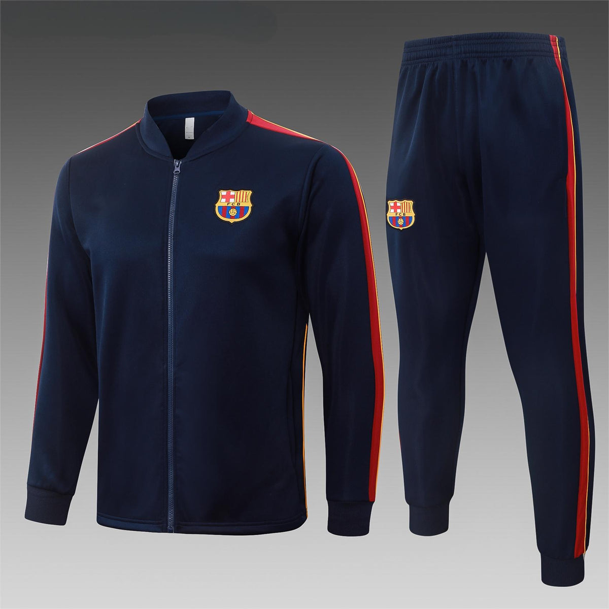 2026-27 Barcelona Blue Full Zip Training Suit Adults Or Children