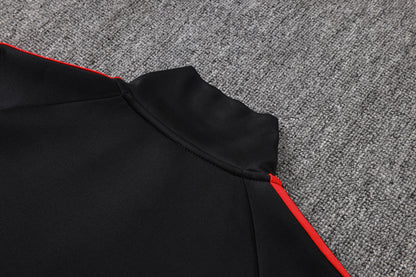 2026-27 Manchester United Black Full Zip Training Suit Adults Or Children