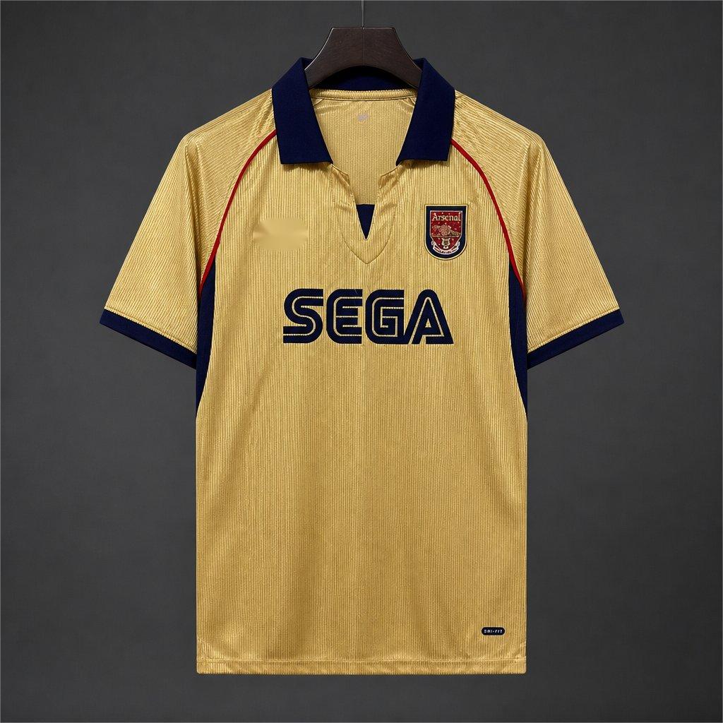 2026-27 Arsenal Away Vintage 2001-02 Remake Gold S-4XL