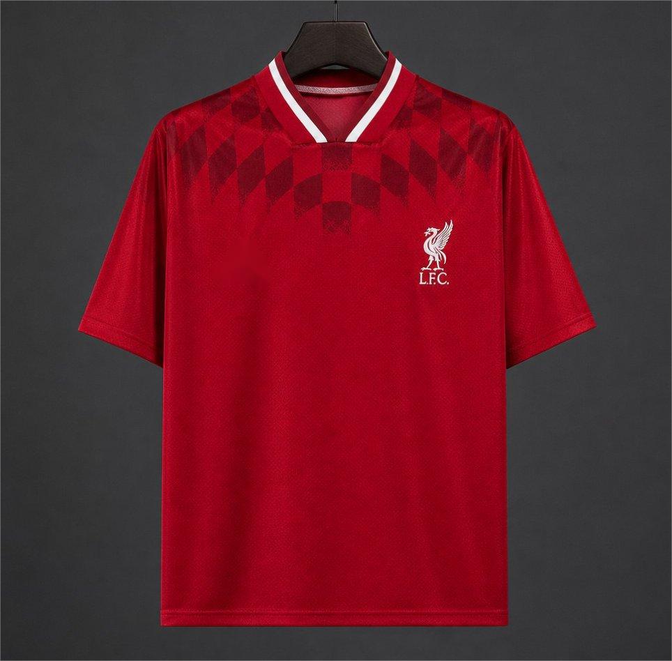 2026-27 Liverpool Red Geometric Pattern Retro Special S-4XL