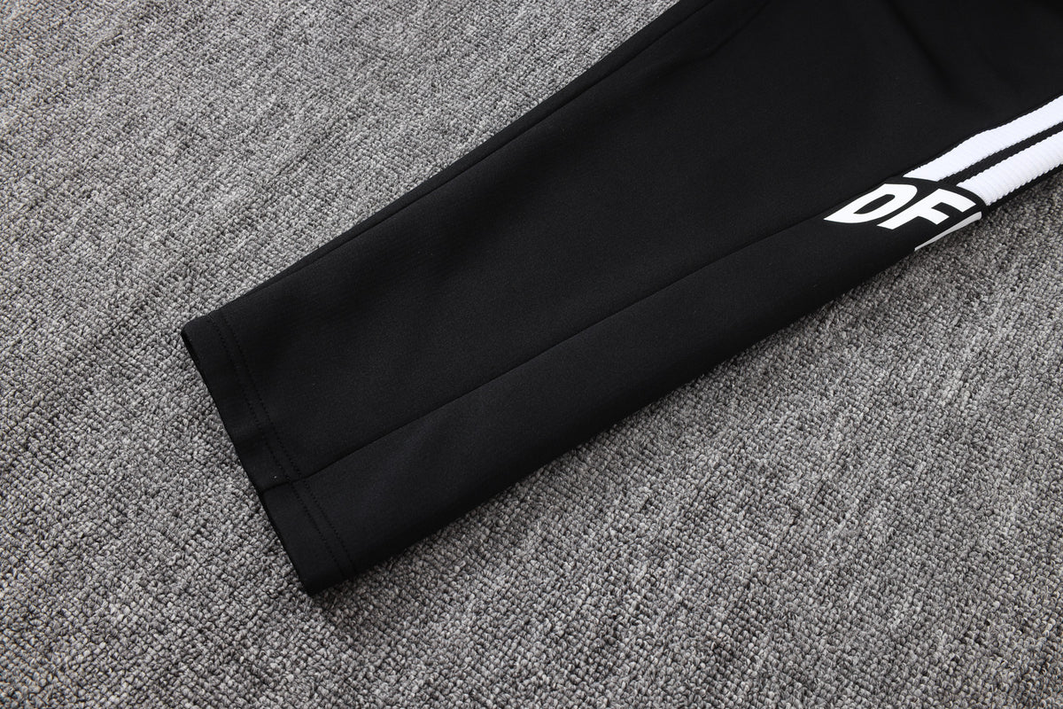 2026 Germany Black Long Pull Training Suit Adults Or Children