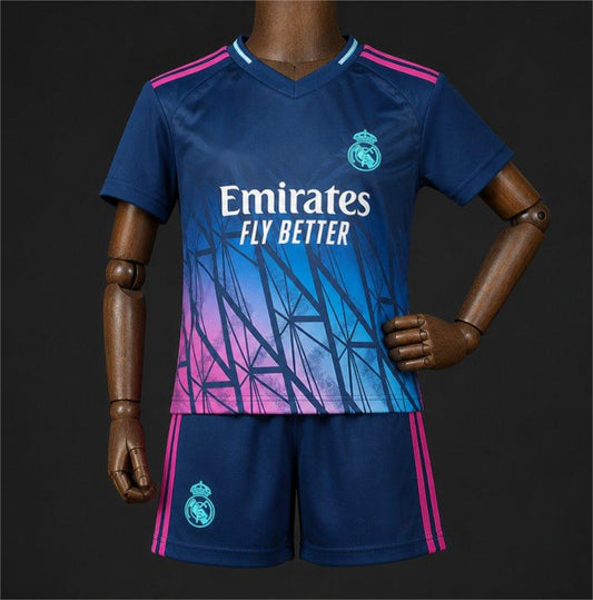 2026-27 Real Madrid Blue Special Edition Kids Size 16-28