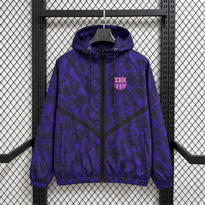 2026-27 Barcelona Black Purple Casual Windbreaker S-2XL