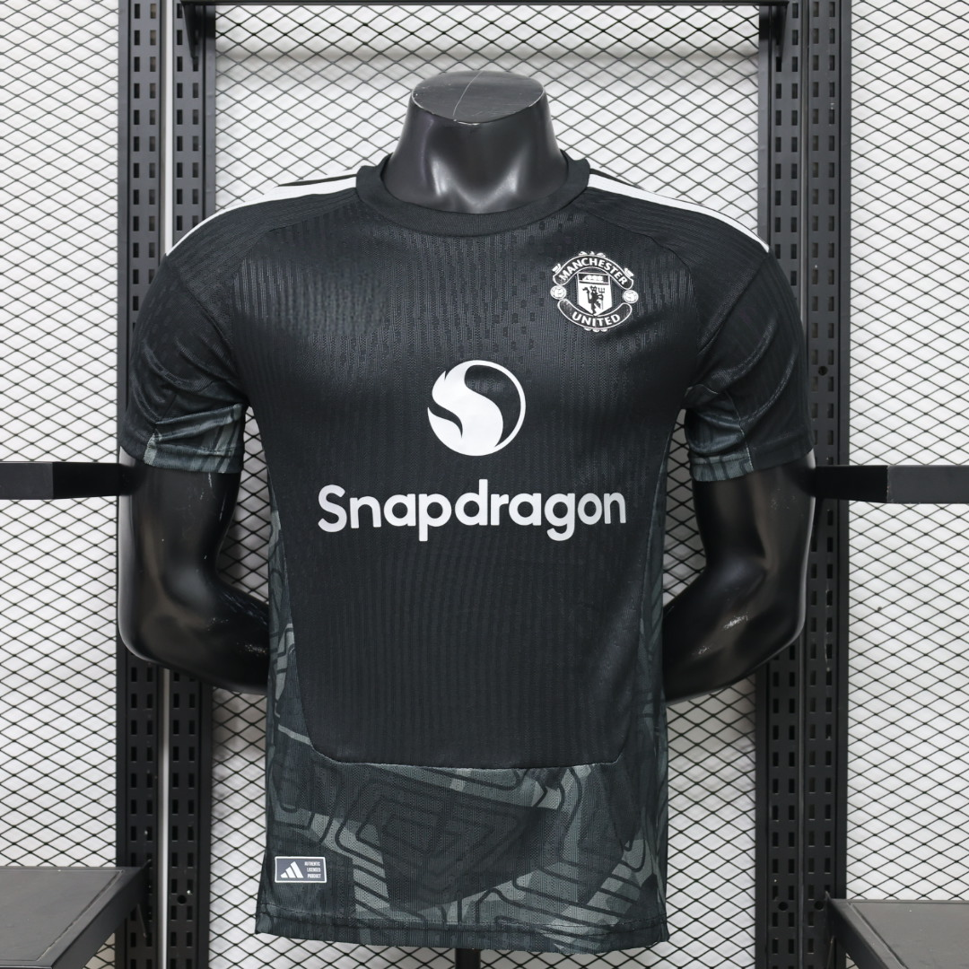 2026-27 Manchester United Schwarzer Torhüter Spieler S-2XL
