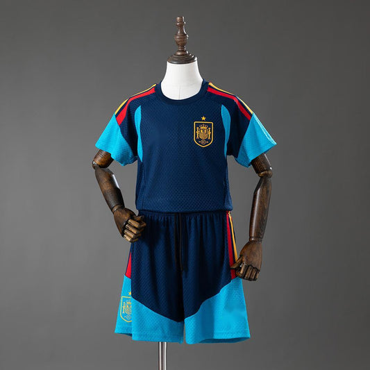 2026 Spanien Trainings Trikot Kinder - Königsblau 16-28