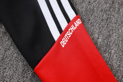 2026 Germany Black Long Pull Training Suit Adults Or Children