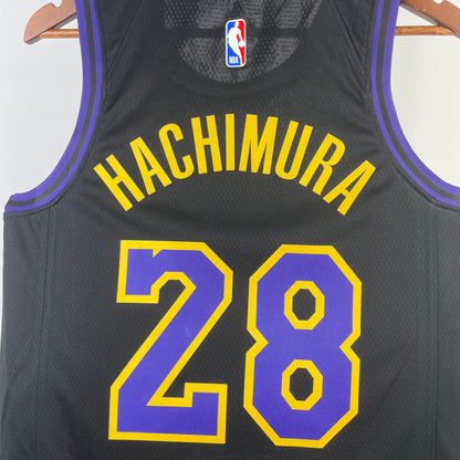 NBA 2024-25 Lakers City Edition No.28 HACHIMURA