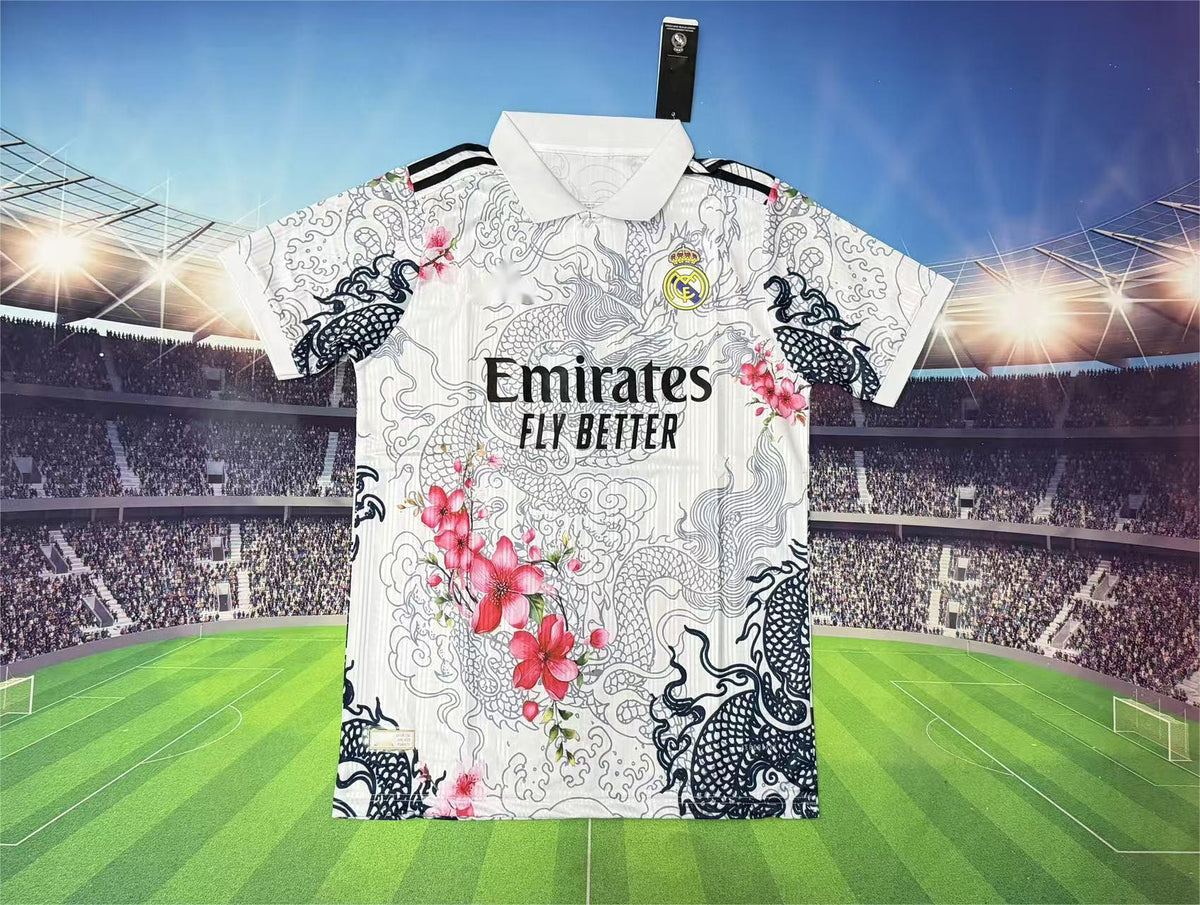 2026-27 Real Madrid flower white Special Edition S-2XL