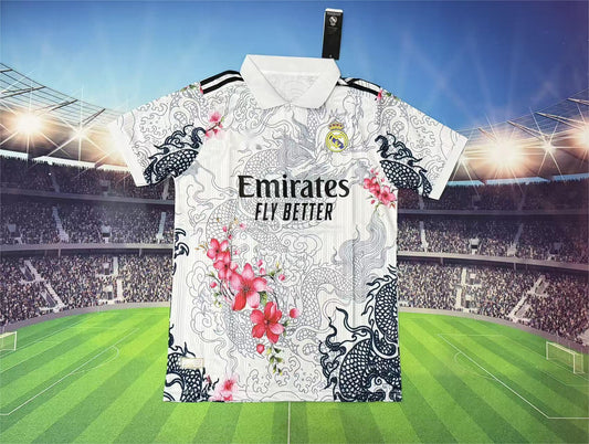 2026-27 Real Madrid flower white Special Edition S-2XL