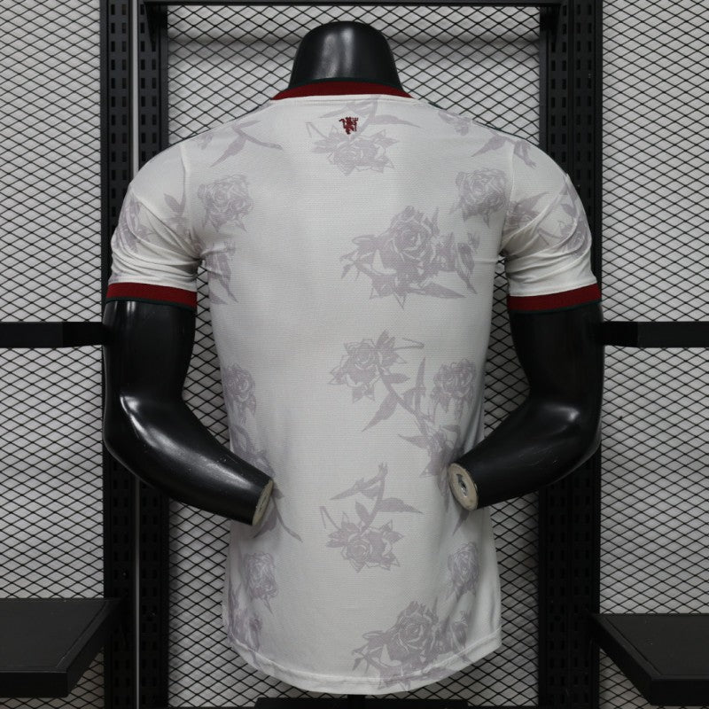 2026-27 Manchester United Away Grey White Rose Special Edition Player S-2XL