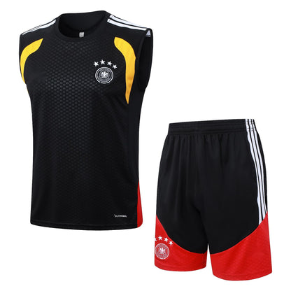 2627 German Black Vest Suit S-2XL