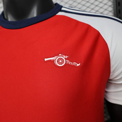 2026-27 Arsenal Originals Red with White Raglan Sleeve Home Player S-3XL