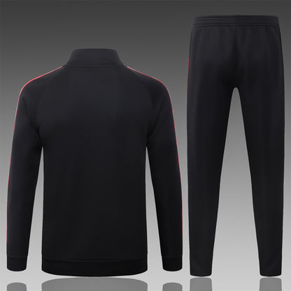 2026-27 Manchester United Black Full Zip Training Suit Adults Or Children