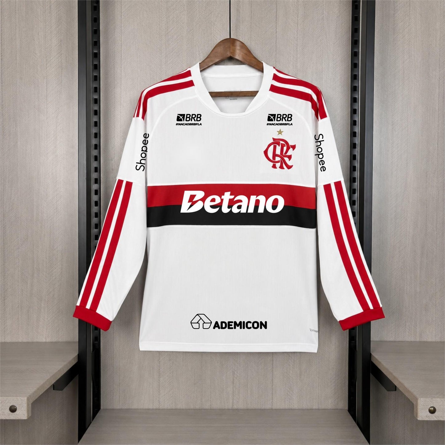 2026-27 Flamengo Away All Sponsors Long sleeved S-4XL