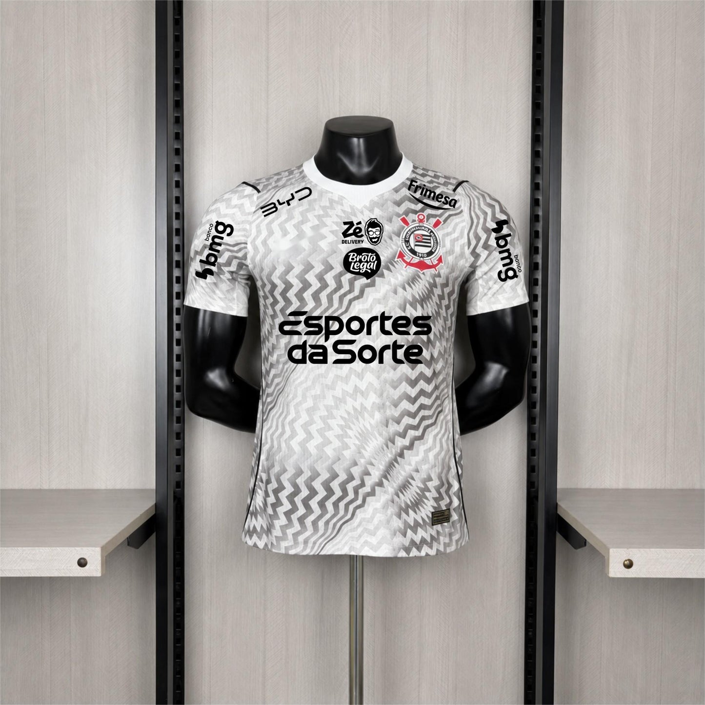 2026-27 Corinthians Goalkeeper Gray All Sponsors Player S-3XL